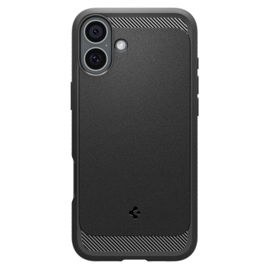 Калъф Spigen Rugged Armor - iPhone 16 - Черен