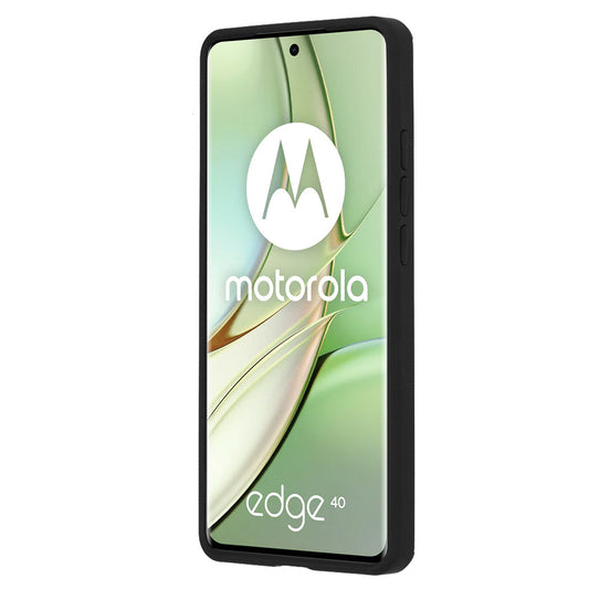 Techsuit - Carbon Silicone - Motorola Edge 40 Edge (2023) - Black