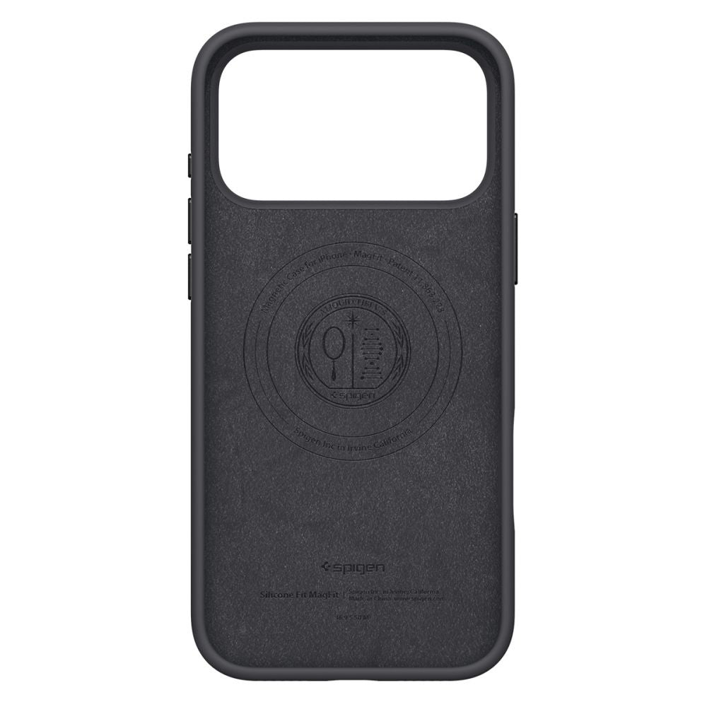 Калъф Spigen Silicone Fit - MagSafe - iPhone 17 Pro Max - Черен