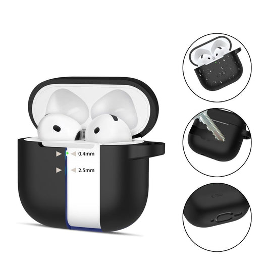 Tech-Protect Silicone Hook - Apple AirPods 4 - Черен