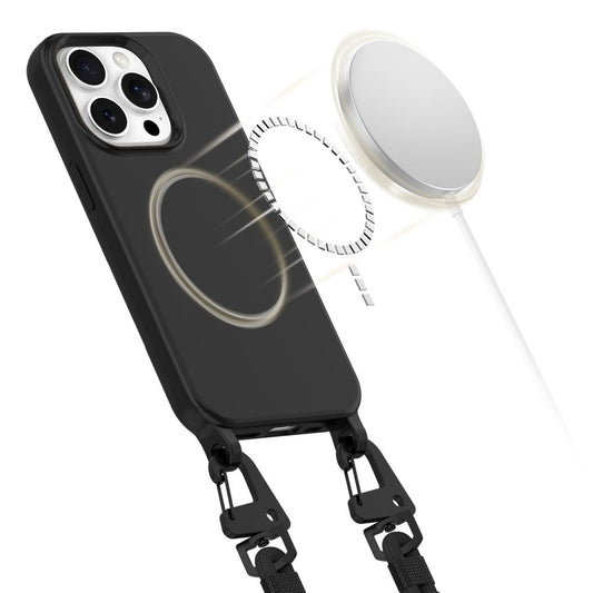 Калъф Tech-Protect Magnecklace - iPhone 15 Pro - Черен