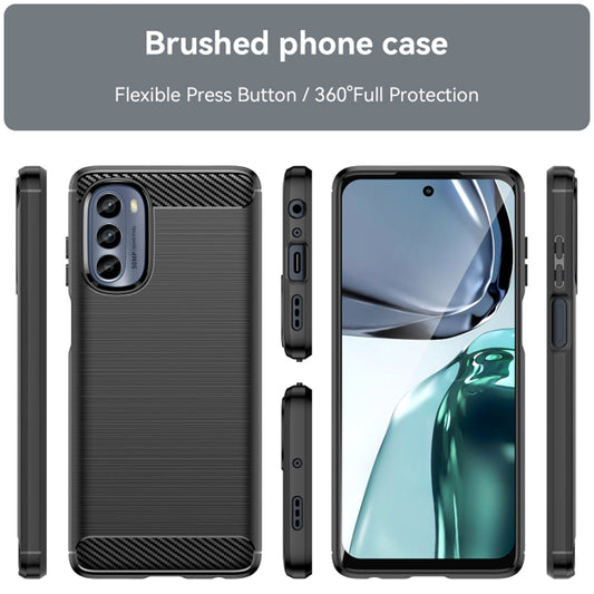 Techsuit - Carbon Silicone - Motorola Moto G34 - Black