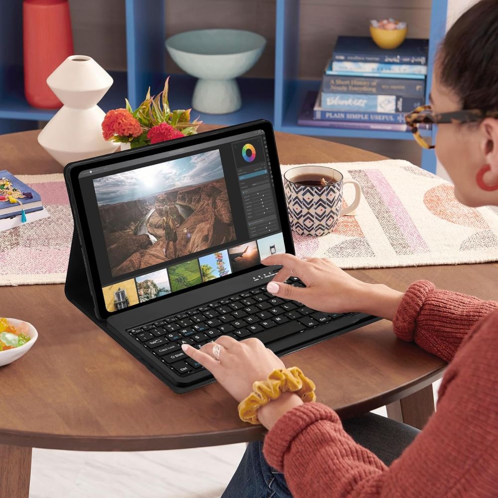 Tech-Protect SC Pen + Keyboard - TECH-PROTECT Sc Pen + Keyboard Galaxy Tab S9 11.0 - Черен