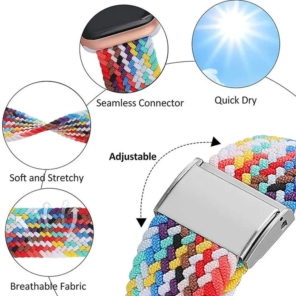 Techsuit - Watchband (W032) - Apple Watch 1/2/3/4/5/6/7/8/9/SE/SE 2/Ultra/Ultra 2 (42/44/45/49mm) - Heartbeat Purple
