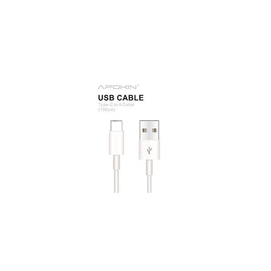 Kабел USB-A→ Type-C– 1 метър– Apokin Original Type Box