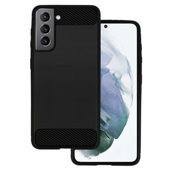 Калъф Carbon–Samsung Galaxy S22 Plus–Черен