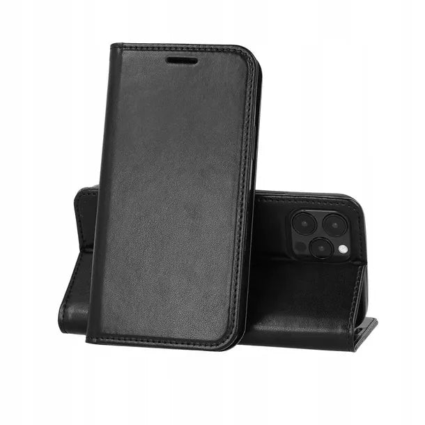 Magnet Elite Book–Калъф Тефтер–iPhone 12 Pro Max–Черен