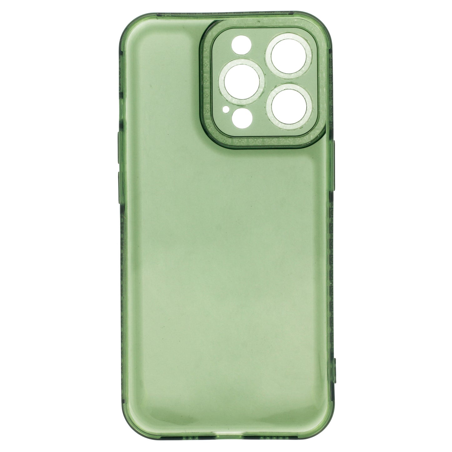 Калъф силикон – Crystal Diamond 2mm – iPhone 13 Pro Max – Зелен