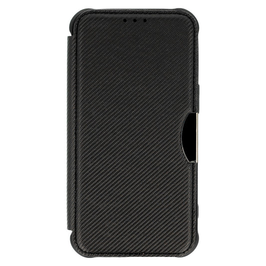 Калъф тефтер– Razor Carbon Book – Samsung Galaxy S22 Ultra – Черен