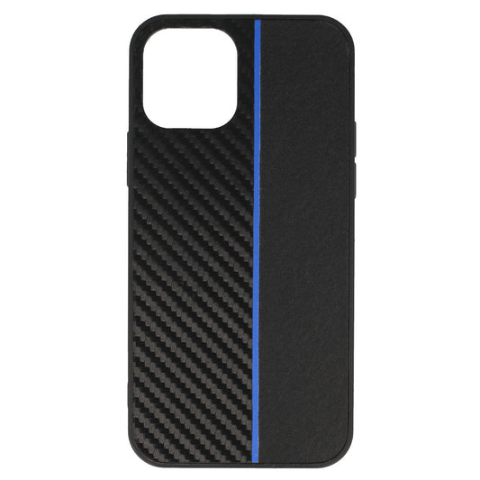 Калъф – Tel Protect Carbon Case – iPhone 12 Pro Max – Черен-Синьо