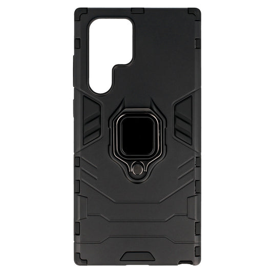 Калъф силикон – Ring Armor Camshield – Samsung Galaxy S22 Ultra – Черен