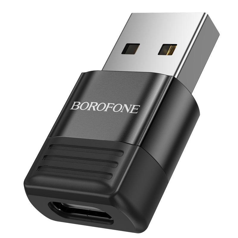 Borofone – Адаптер – Bv18 – Usb-A → Type-C – Черен