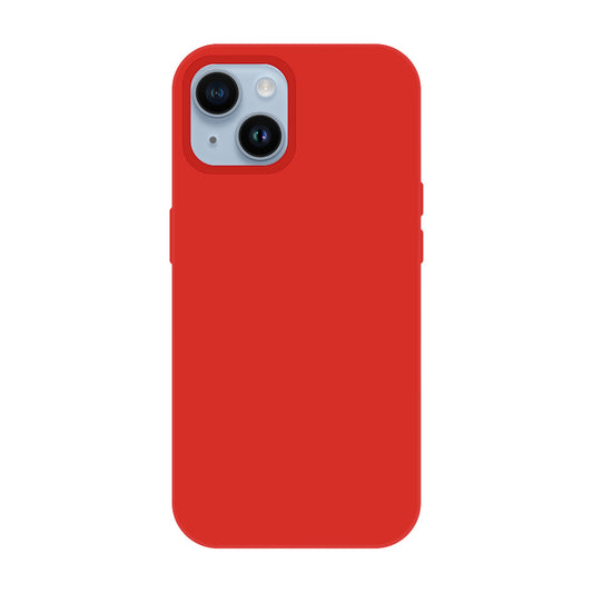 Калъф – Tel Protect Silicone Premium – iPhone 15 Plus – Червен