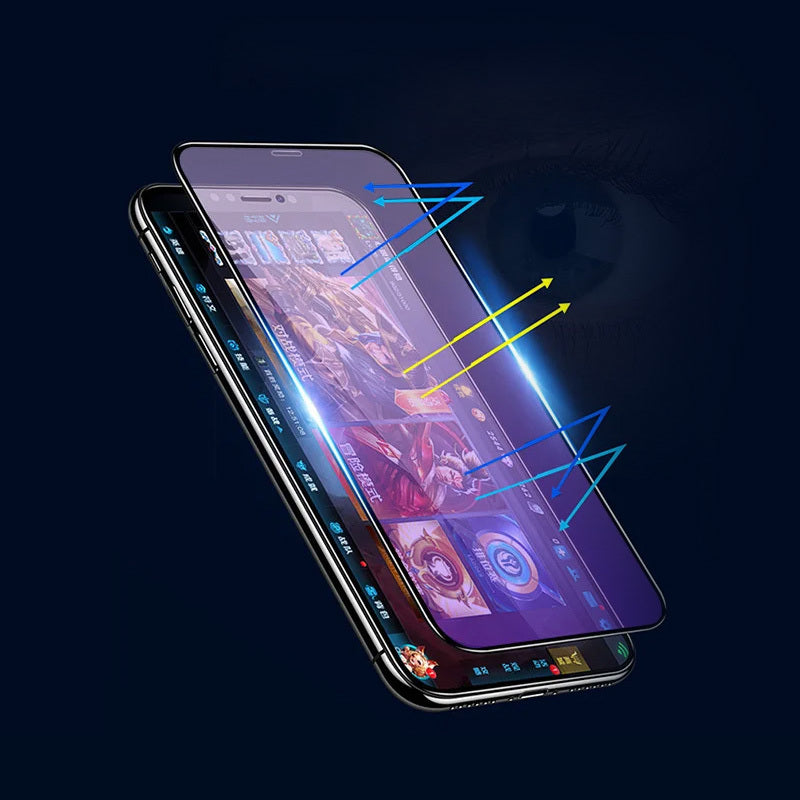 Закален Стъклен протектор – Anti Full Glue Xiaomi Redmi 9C – Blue
