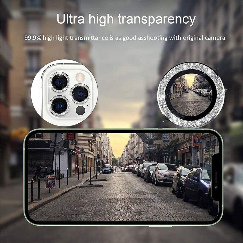Закален Стъклен протектор –HARD DIAMOND –LENS (5 обектива) – Samsung Galaxy S24 Ultra – Черен