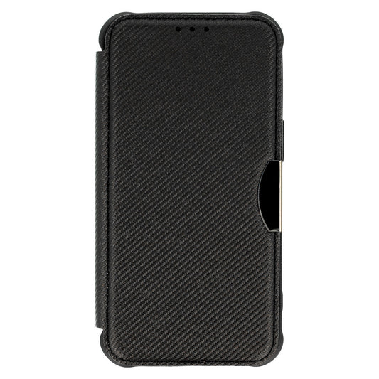 Калъф тефтер – Razor Carbon Book – Xiaomi Redmi None 13 5G – Черен