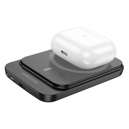 Borofone – Power Bank – 5000Mah – Bj63 Nimble Type-C Pd 20W – Индукционно – Черен