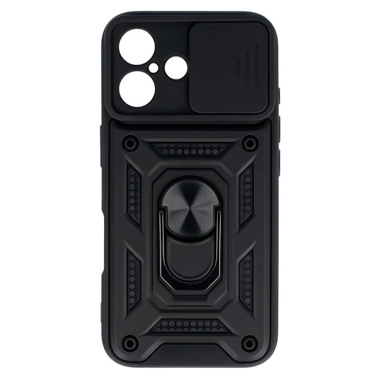 Калъф силикон – Slide Camera Armor – iPhone 16 Plus – Черен