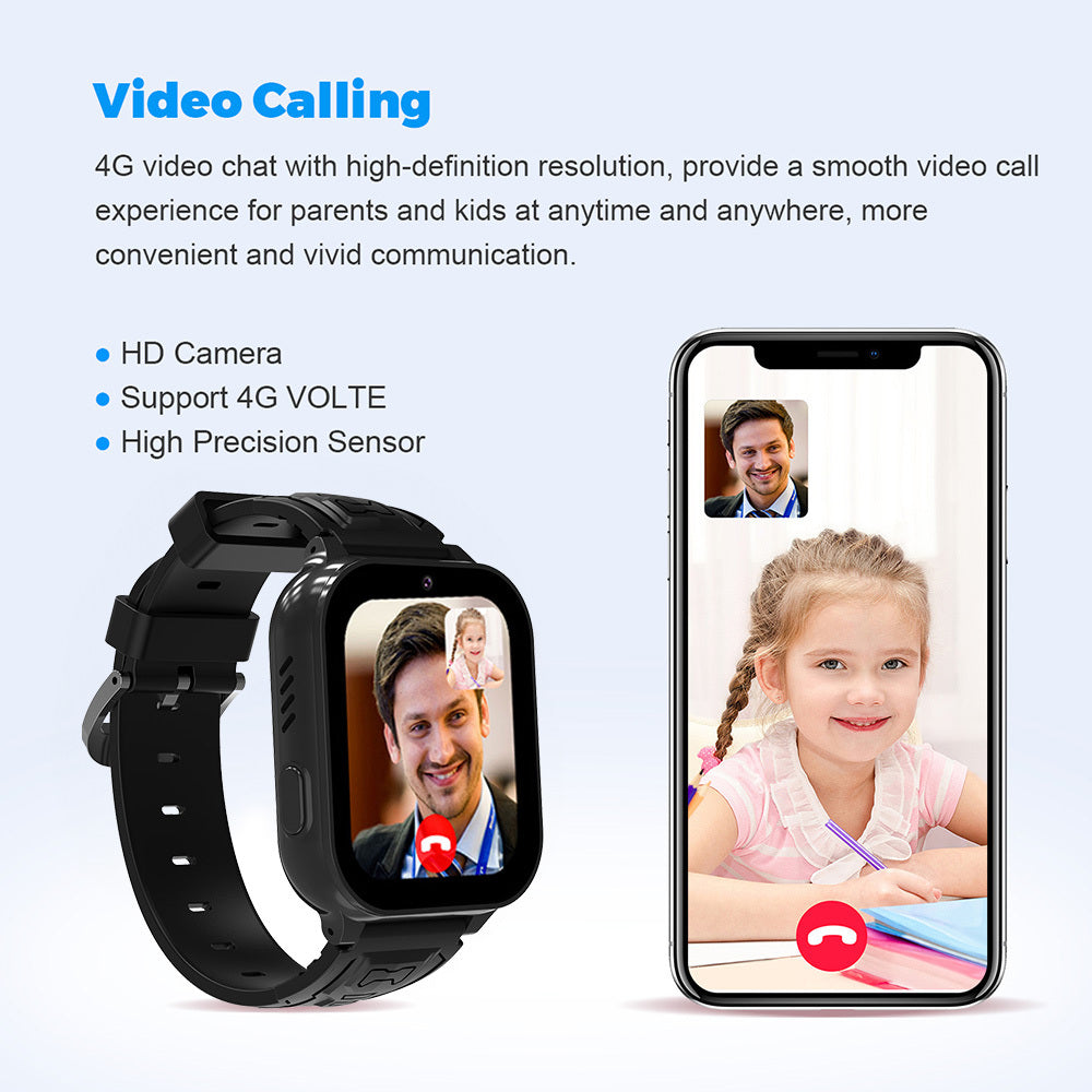 Blavec – Smartwatch K02 Kids Voice Call / Gps / 4G / Sos (Swk02 B) – Черен