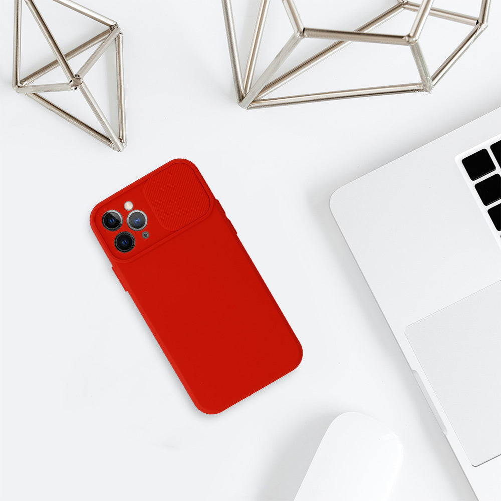 Калъф силикон – Camshield Soft – iPhone 11 Pro – Червен