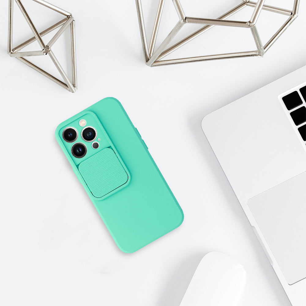 Калъф силикон – Camshield Soft – iPhone 13 Pro – Ментов