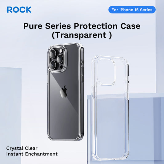 Rock – Pure Series – iPhone 15 Pro – Прозрачен