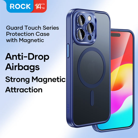 Rock – Guard Touch Matte Series Magnetic – iPhone 15 Pro Max – Сив