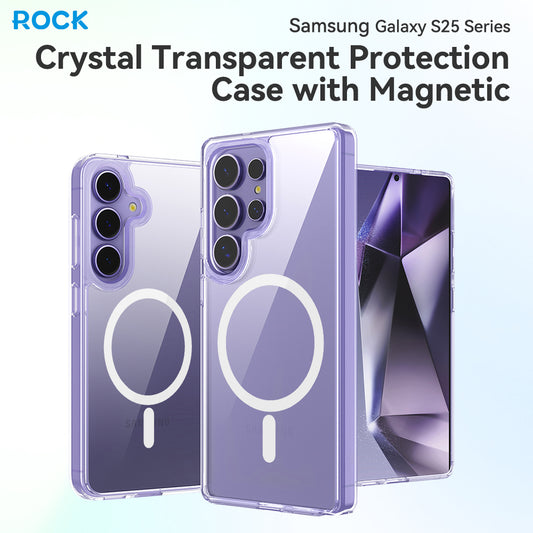 Rock – Калъф Crystal Series Magnetic Прозрачен – Samsung Galaxy S25 Plus – Прозрачен