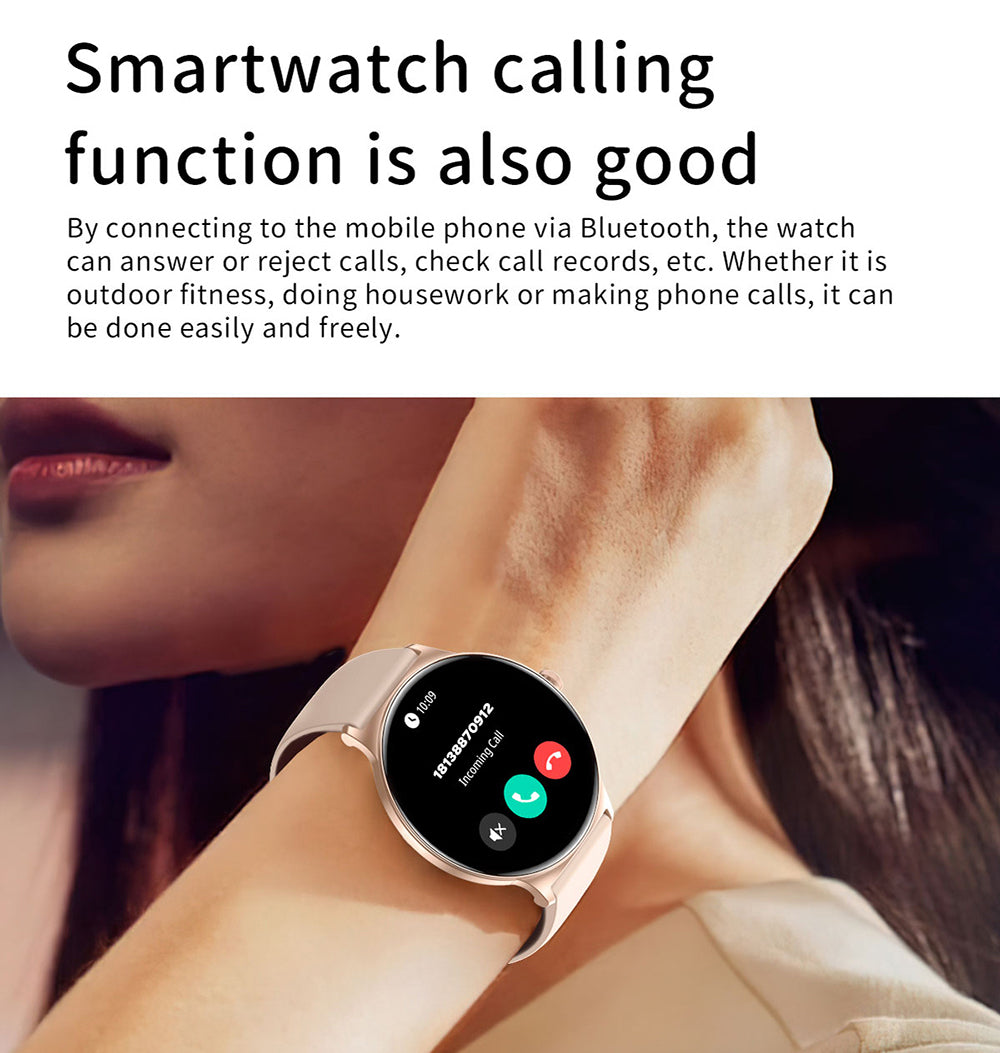 Blavec – Smartwatch M01 Vesta HD AMOLED (SWM01 RG) Розов – Златист