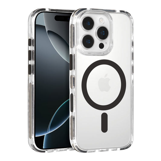 Калъф – Tel Protect Strap Case Черен – iPhone 15 Pro – Прозрачен-Черно