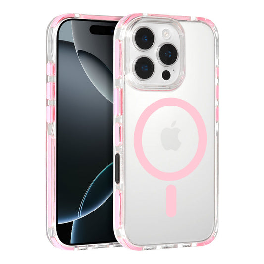 Калъф – Tel Protect Strap Case – iPhone 16 Pro – Прозрачен-Розов