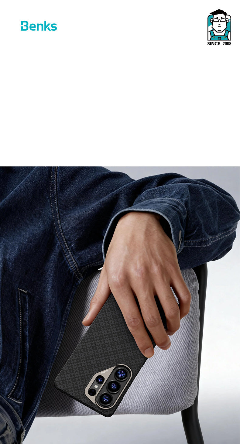 Калъф Benks Кевлар - Samsung Galaxy S26 - Черен