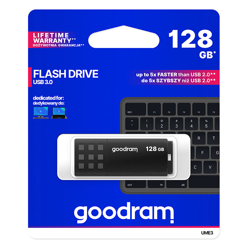 GoodRam – Pendrive Goodram Ume3 128Gb Usb 3.0 – Черен
