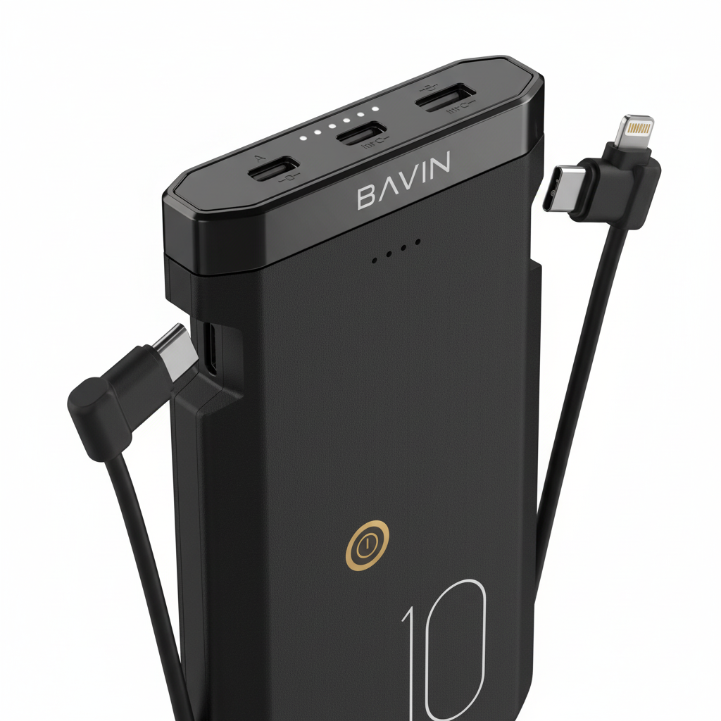 Power Bank– Bavin PC096 –10.000mAh–Черно