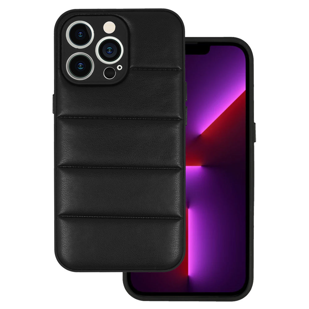 Leather 3D Калъф–Samsung Galaxy S23 Ultra –Черен