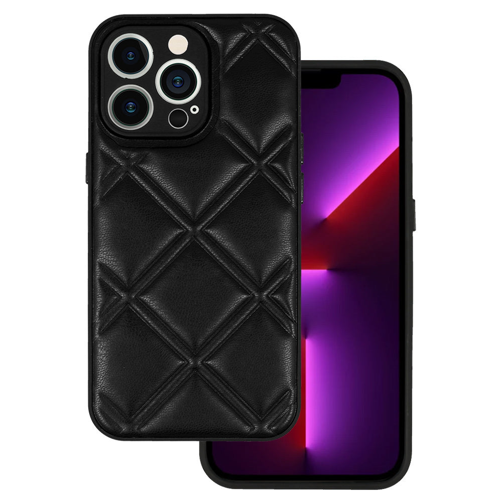 Leather 3D Калъф–Samsung Galaxy S23 Plus –Черен