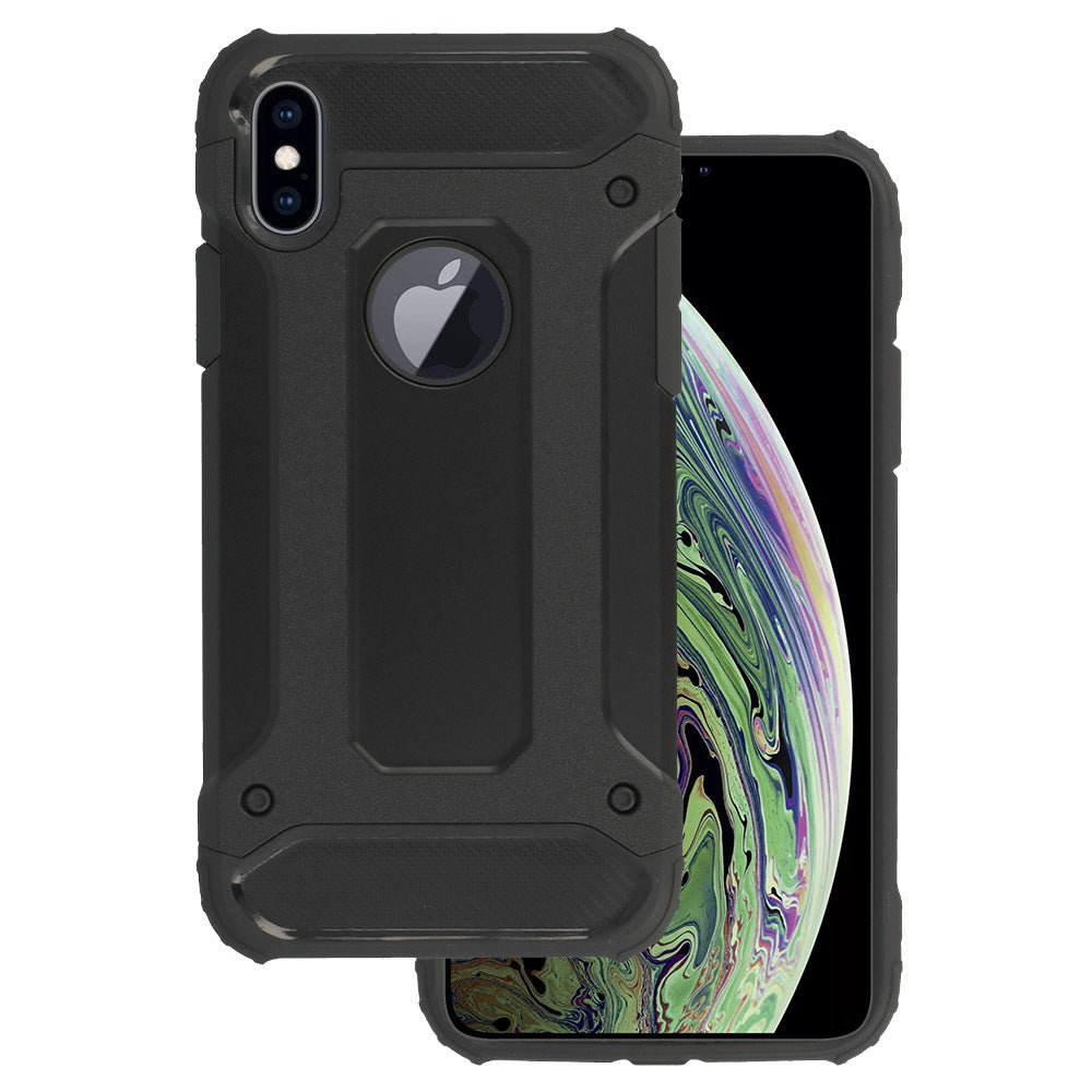 Armor Carbon Калъф–iPhone X/Xs (5.8")–Черен