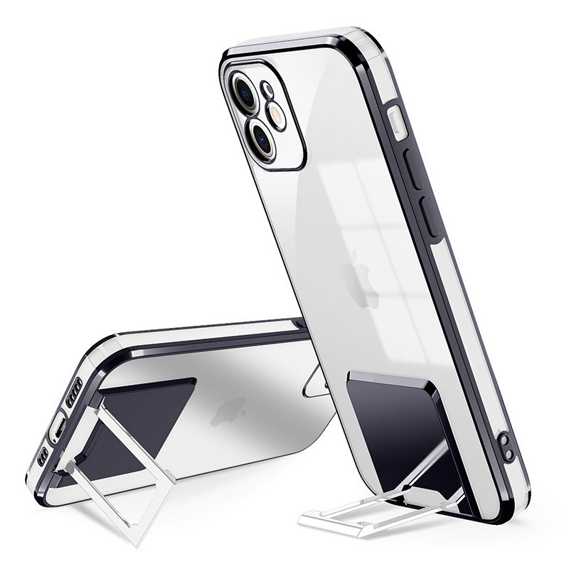 Tel Protect–Kickstand Luxury Калъф–iPhone 11 Pro Max–Черен