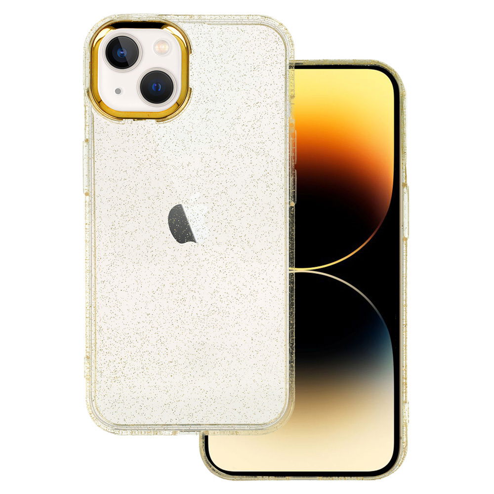 Tel Protect– Gold Glitter Калъф–iPhone 13–Gold