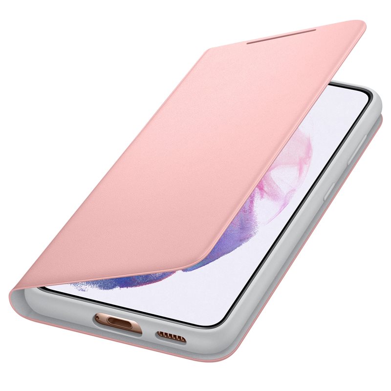 Original Калъф–Samsung S21 Plus Galaxy – Led View Калъф (ef–ng996pp)–Розов