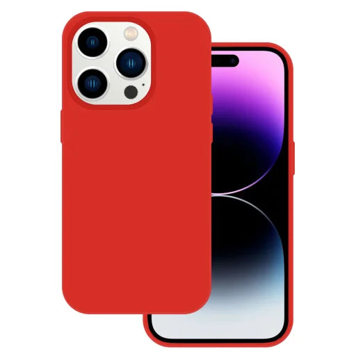 Tel Protect– Силиконов Premium–iPhone 13–Червен