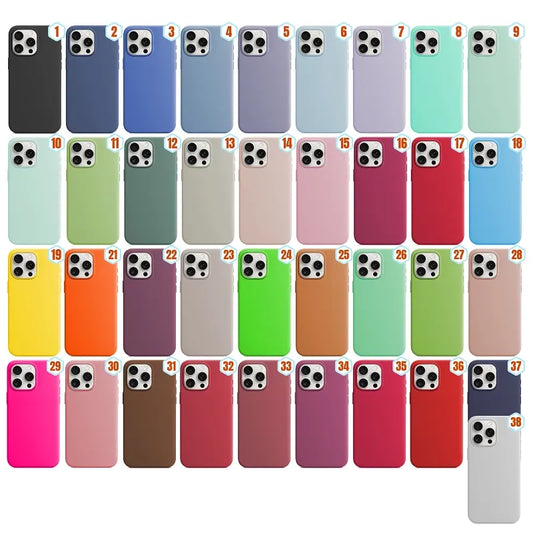 Силиконов калъф Skin Effect–iPhone 15 Plus - Сиво (05)