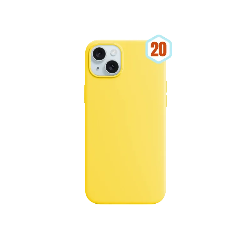 Силиконов калъф Skin Effect–iPhone 15 Plus - Пистачо (20)