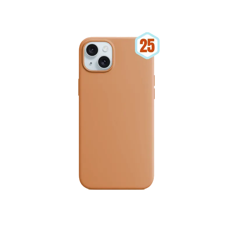 Силиконов калъф Skin Effect–iPhone 15 Pro - Оранжево(25)