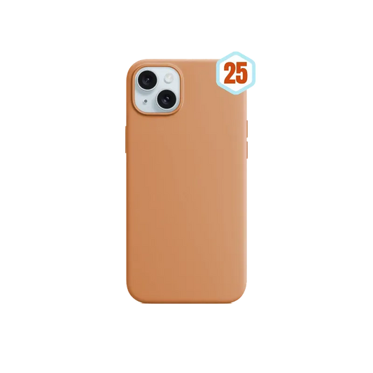 Силиконов калъф Skin Effect–iPhone 15 Pro - Оранжево(25)