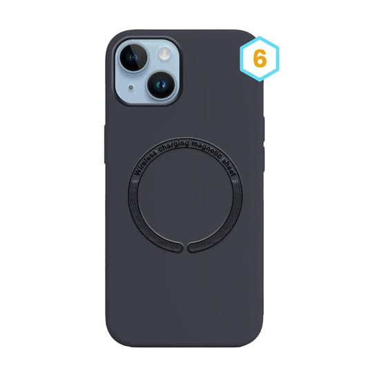 Силиконов калъф MagSafe Skin Effect–iPhone 12/12PRO–Navy Blue (6)