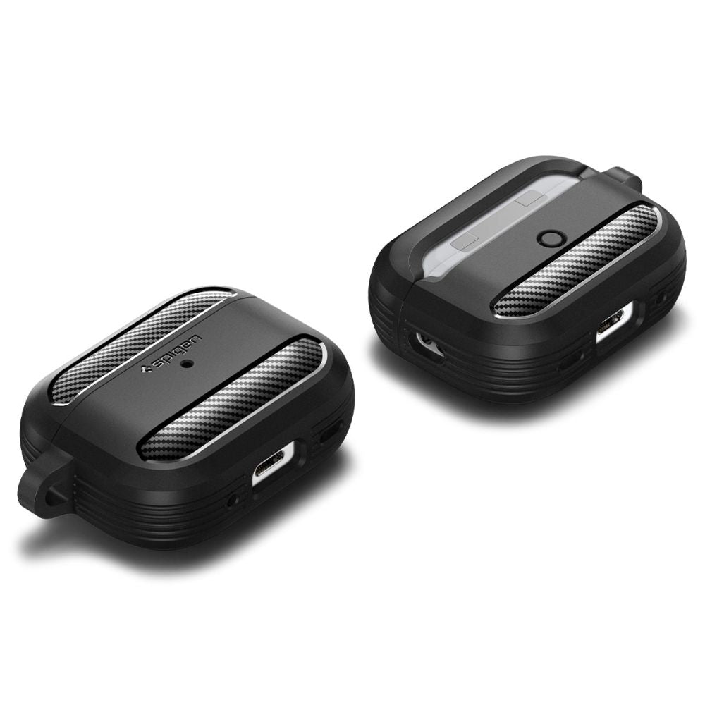 Калъф Spigen Rugged Armor - Apple AirPods Pro 1 - Черен