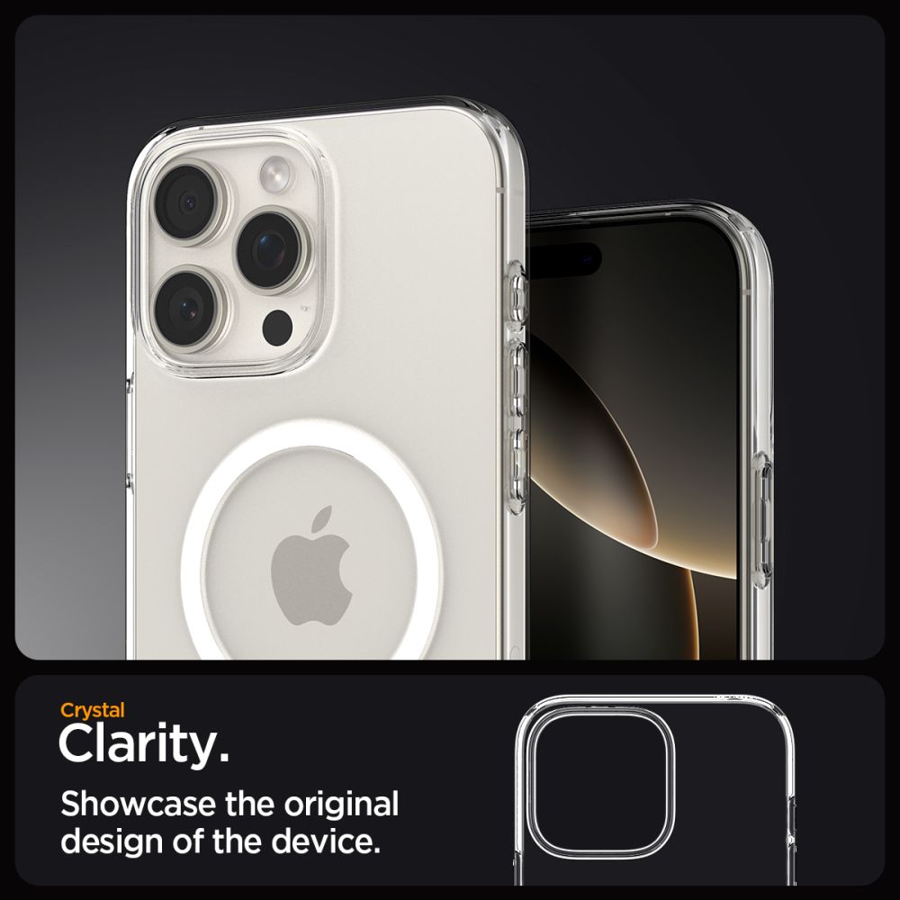 Калъф Spigen Liquid Crystal - iPhone 16 Pro Max - Прозрачен