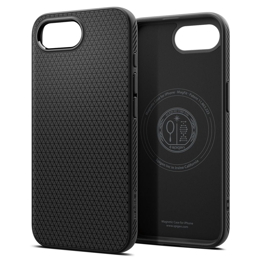 Калъф Spigen Liquid Air - iPhone 16 - Черен