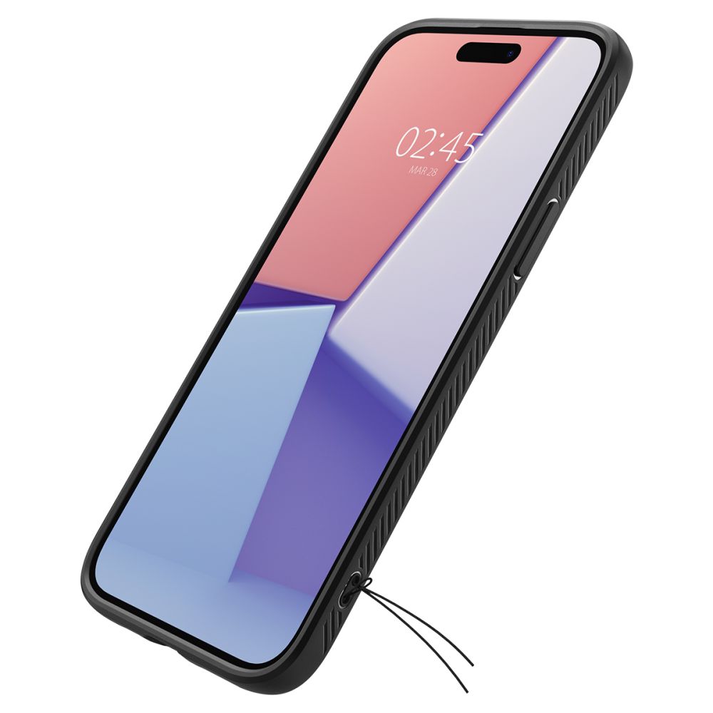 Калъф Spigen Liquid Air - iPhone 15 - Черен